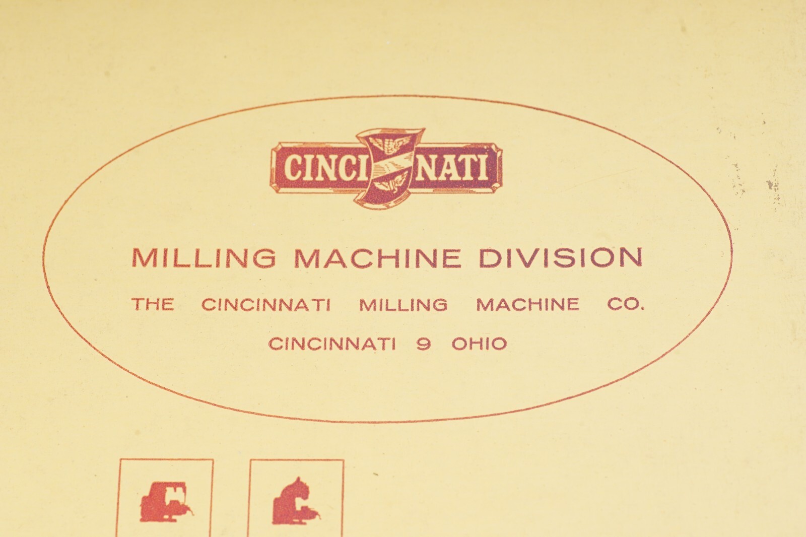 1956 Cincinnati Milling Machine Co ML & MI Milling Machine Manual M-1944-1