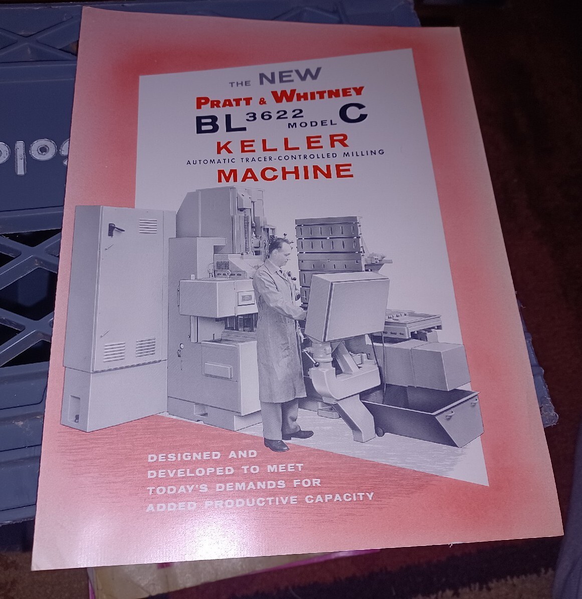 PRATT & WHITNEY BL 3622 Model C Keller Tracer Controlled Milling Machine Booklet