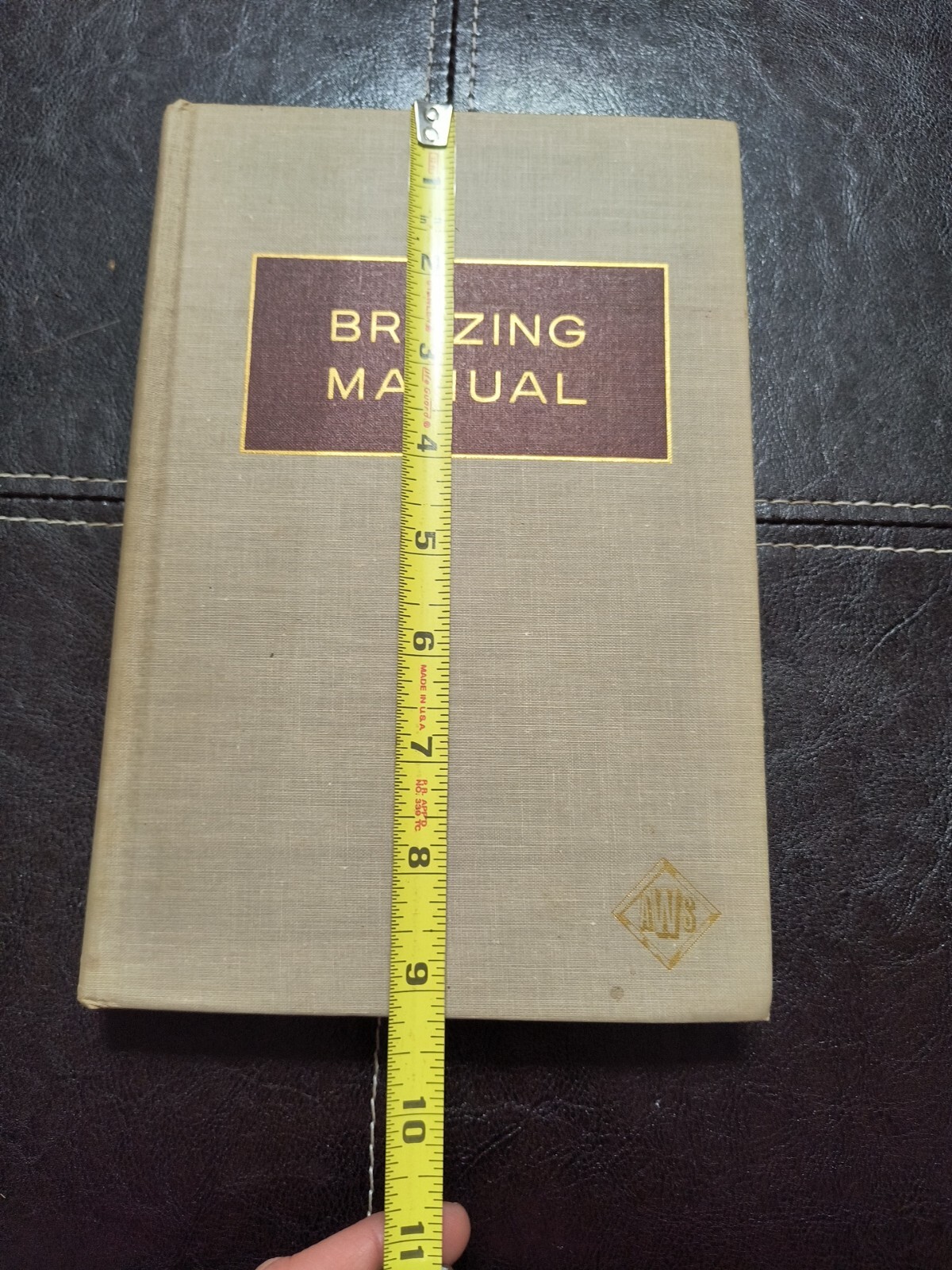 Brazing Manual – American Welding Society Inc 1963 Hardcover