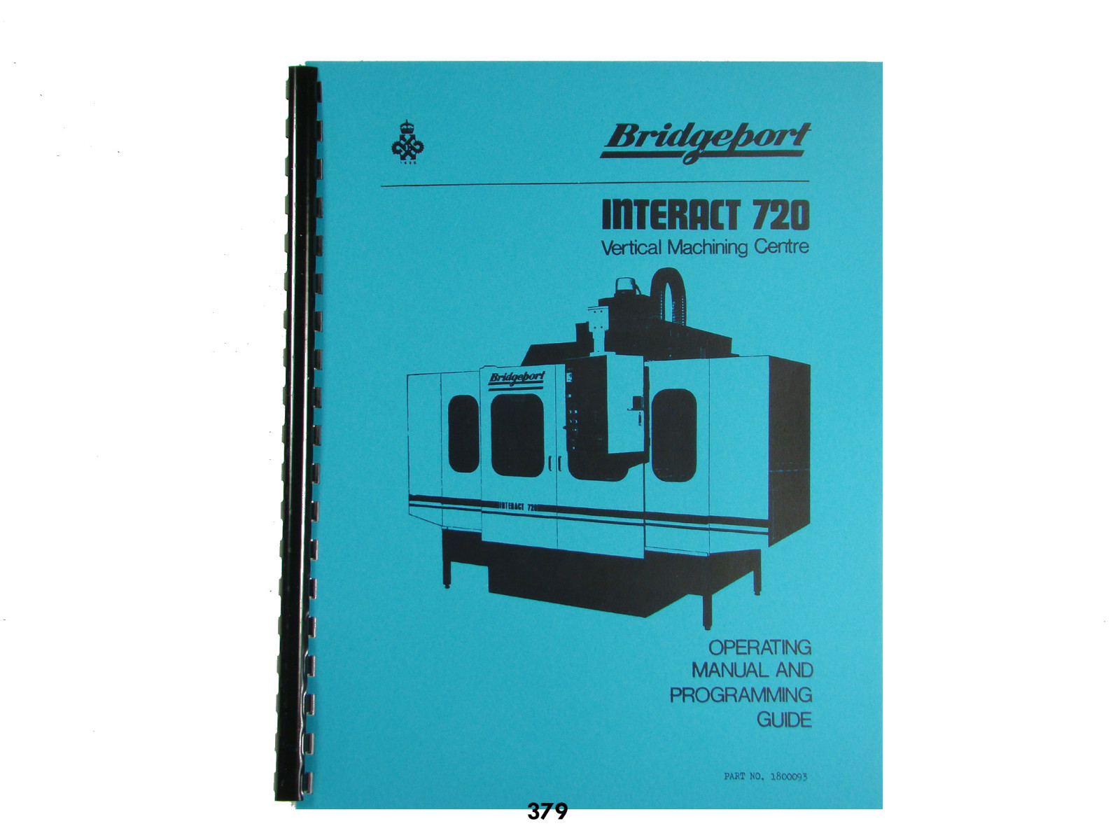 Bridgeport Interact 720 Operating Manual & Programming Guide *379