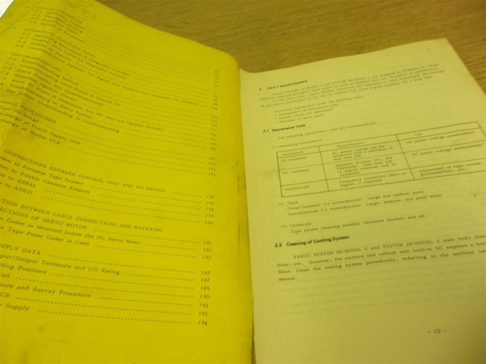 Fanuc 3M Model C 2M Model A Maintenance Manual B-54005E/01 “32”