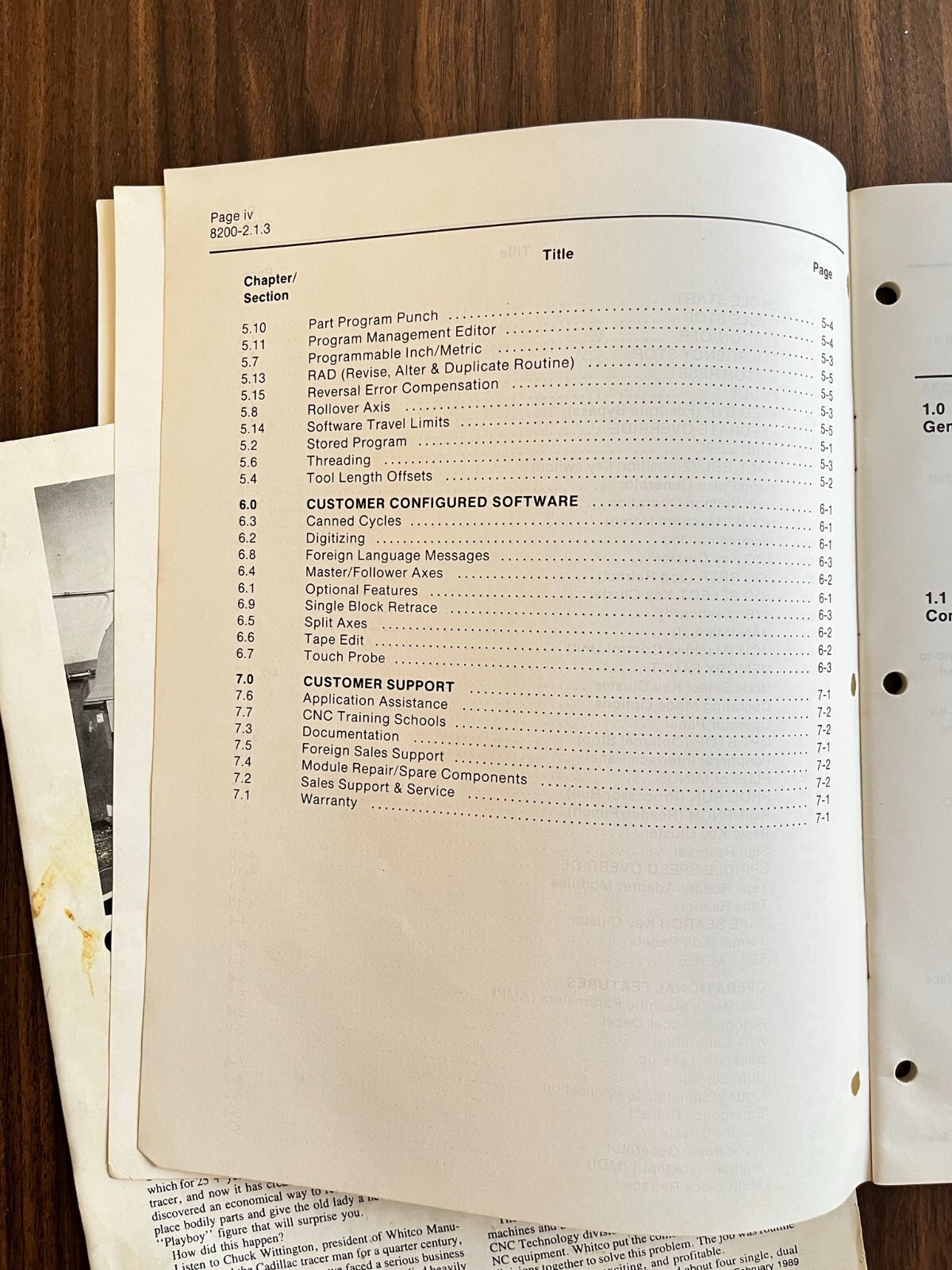Allen-Bradley Series 8200 CNC Product Specification for 5-Axis Mill Applications