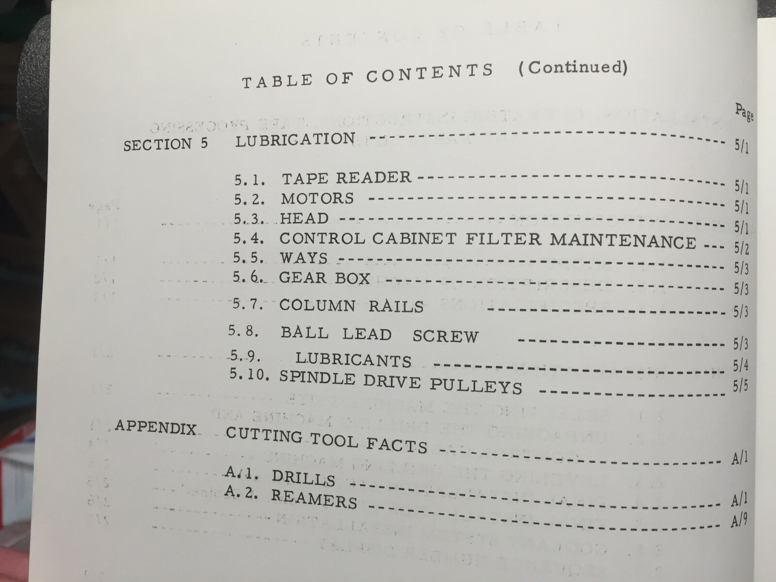 Original Operator Manual for Pratt & Whitney Model C Tape-o-Matic Drill