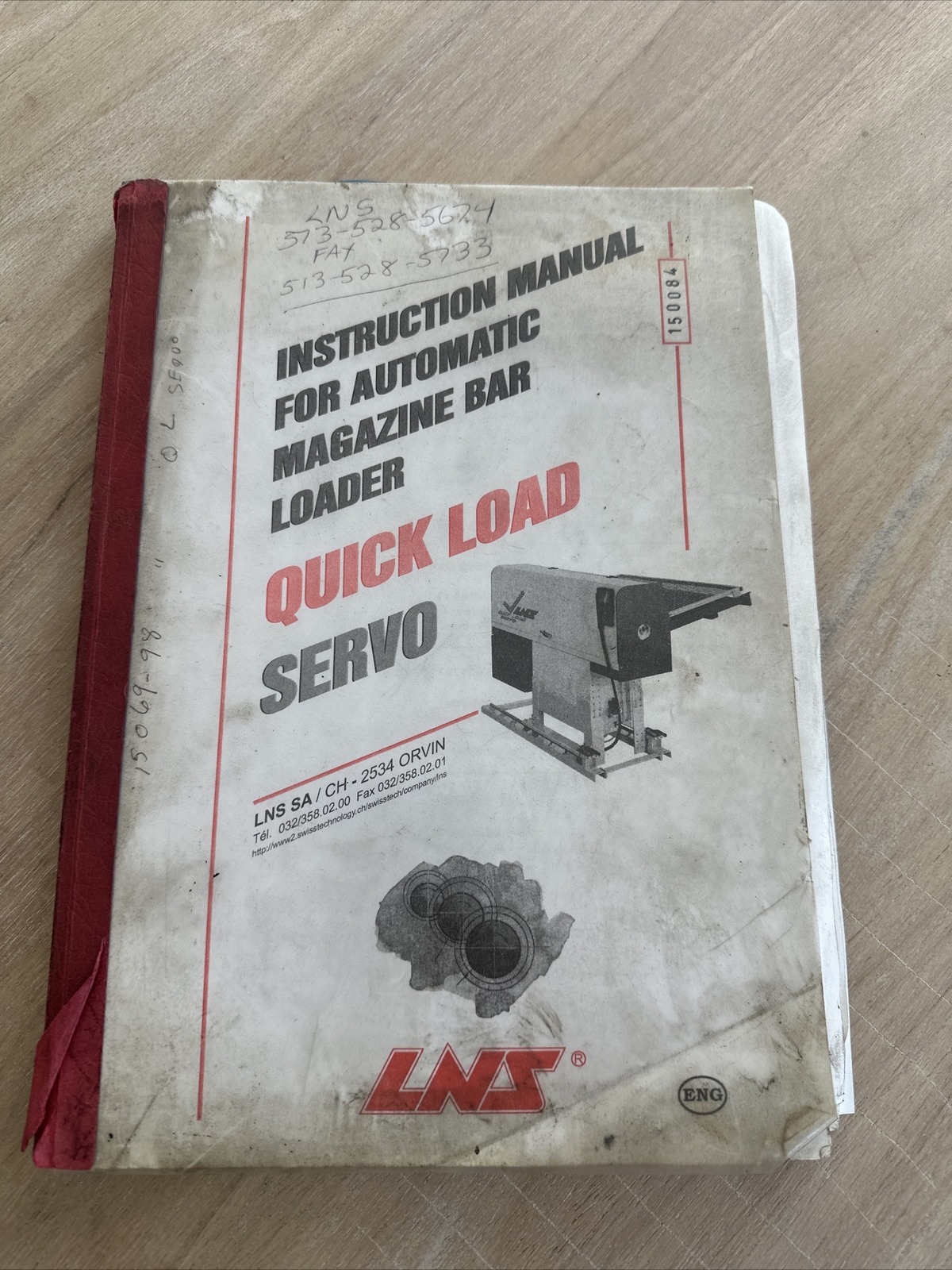 LNS Quick Load Servo Instruction Manual Automatic Magazine Bar Loader