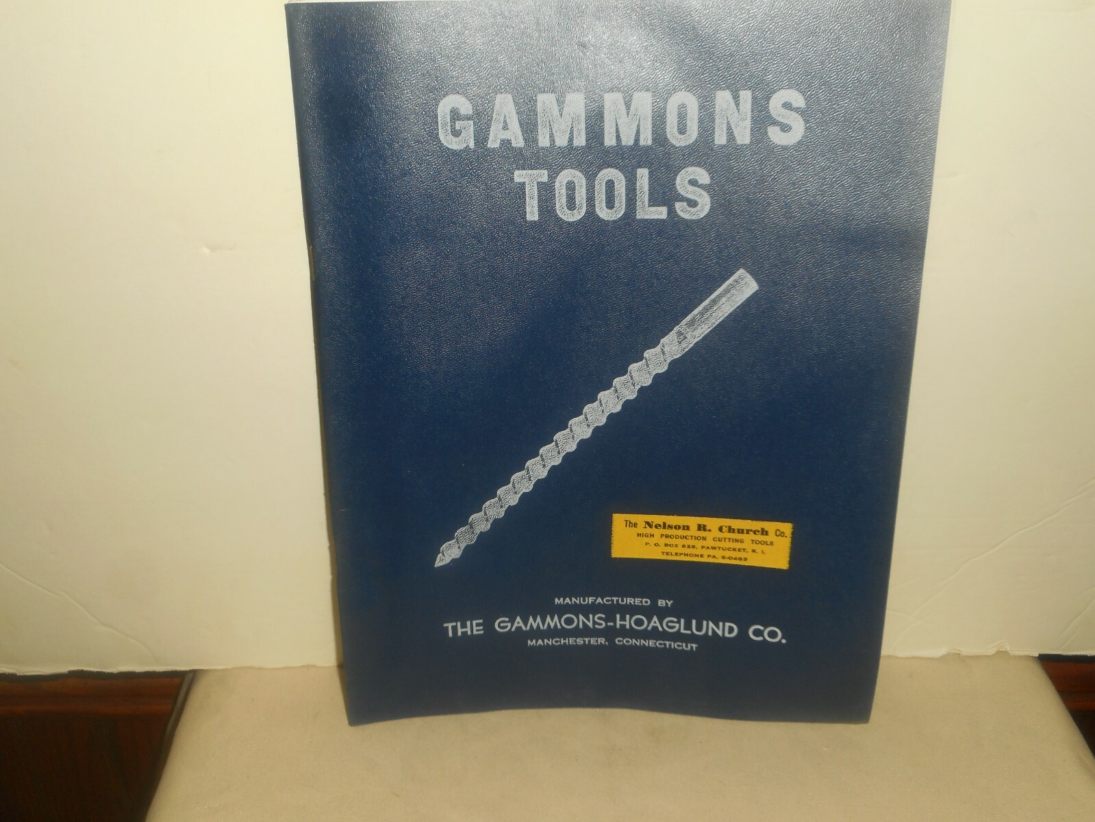 GAMMONS Tools Reamers Catalog No. 757 GAMMONS HOAGLUND Co. Manchester CT 1957