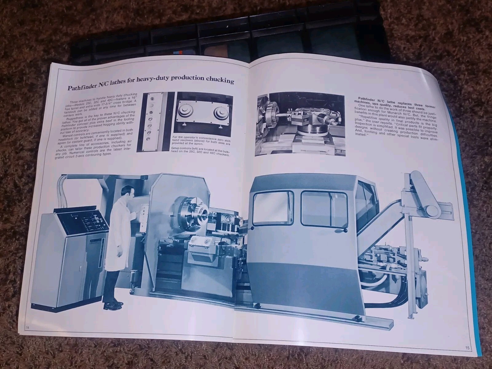 Monarch Machine Tool Catalog Bulletin N/C PATHFINDER LATHE MODELS 20 25 32 40
