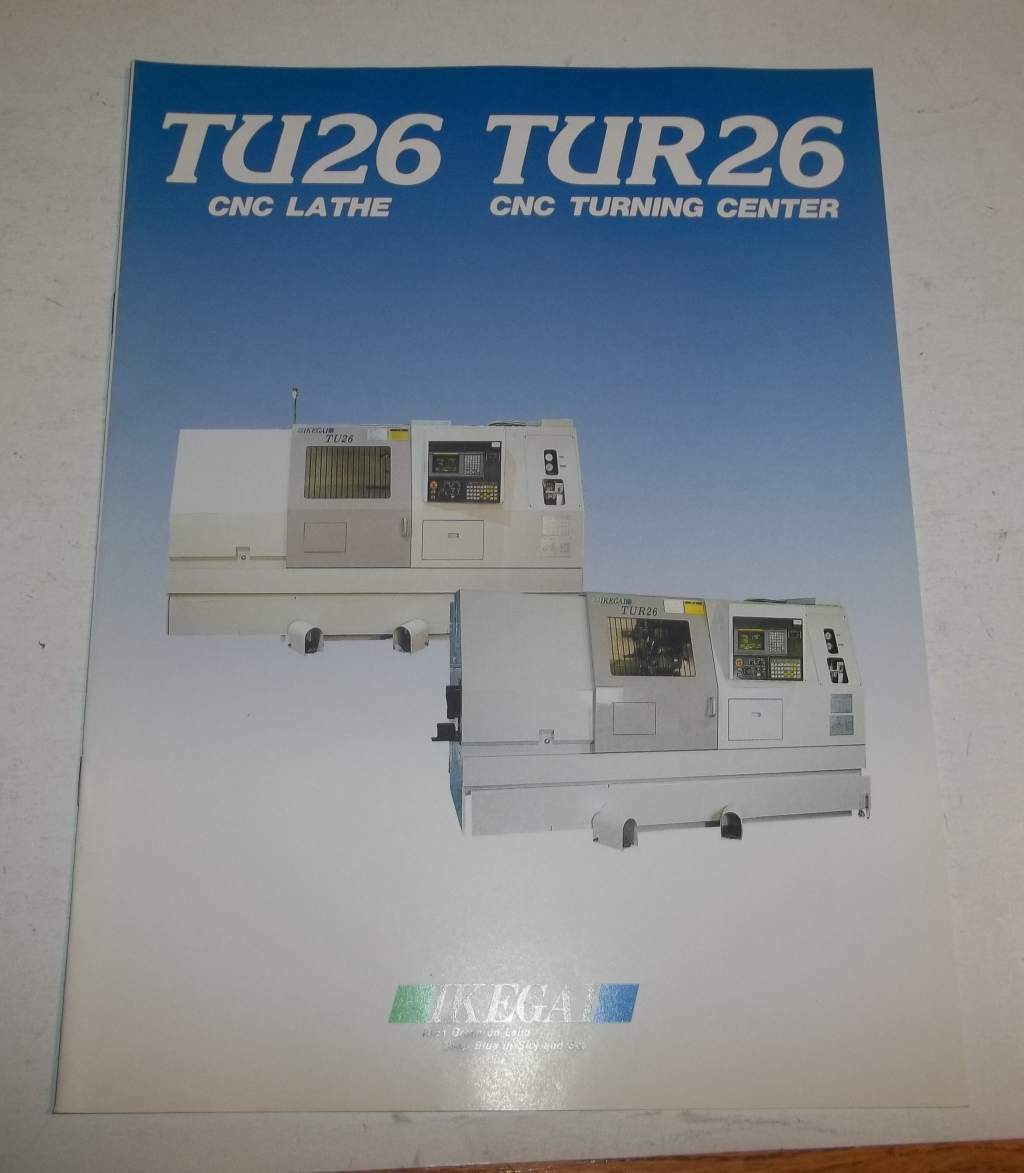 Ikegal CNC TU26 Lathe TUR26 Turning Center Specifications Manual