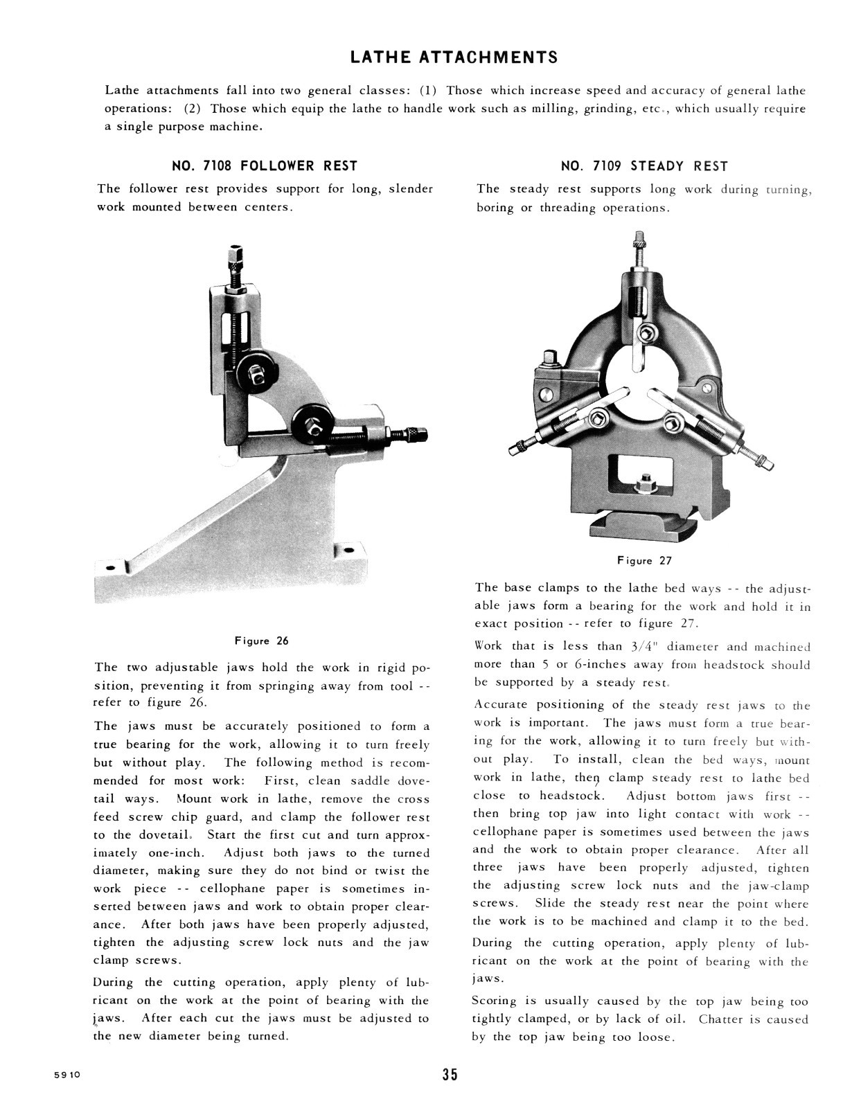 Clausing 12″ Lathe 5900 Series sn: 502467 up Instruct & Parts List Manual #1371