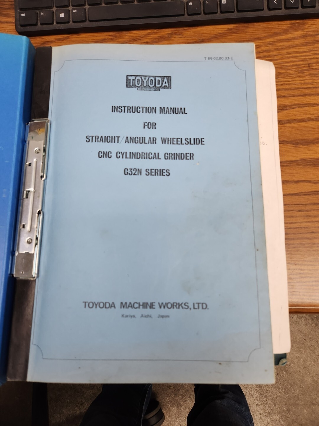 Toyoda Machine G32N Grinder Manual