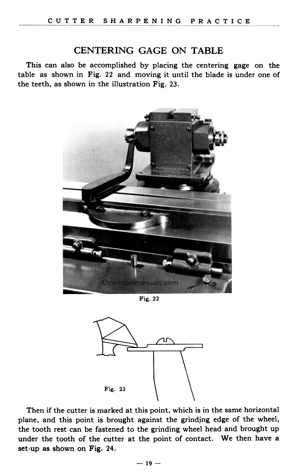 How to Sharpen & Grind Mill Cutters by Cincinnati Instruction Book Manual 1142