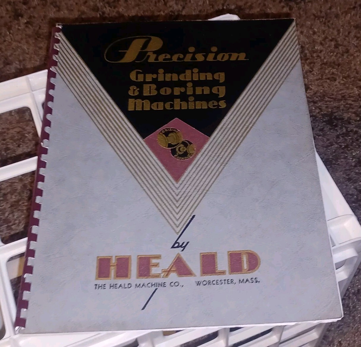 HEALD COMPANY Precision GRINDING BORING Borizing MACHINES CATALOG BOOK Issue 12
