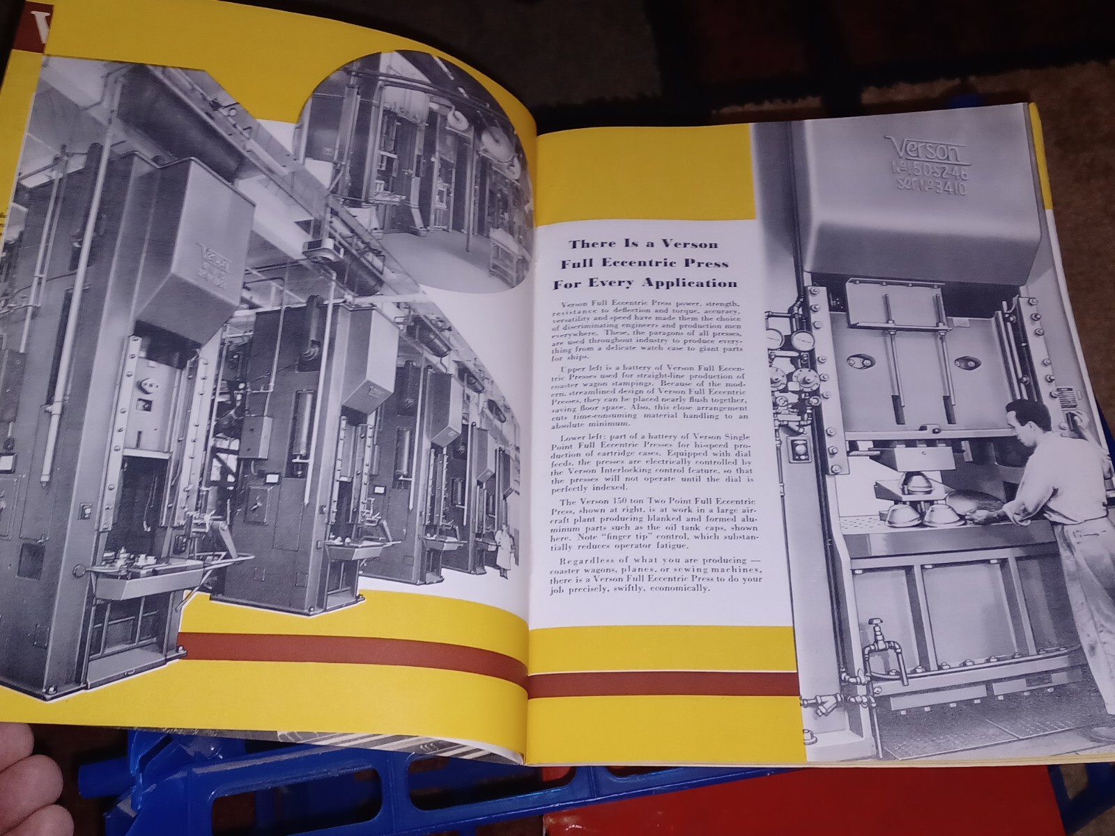Verson allsteel Presses Company Forming Dies Brakes Punching Attachments CATALOG