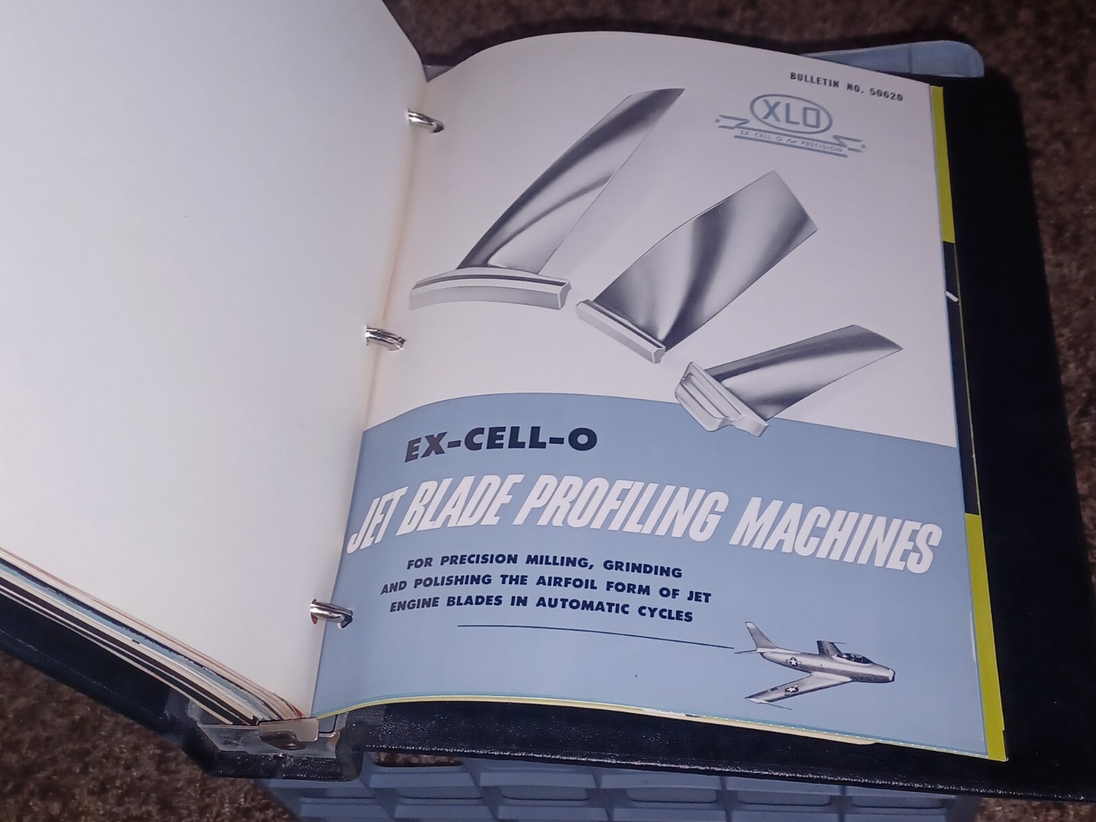 Ex-Cell-O Corporation MACHINE TOOLS Sales Binder Catalog Lot XLO Boring Grinders