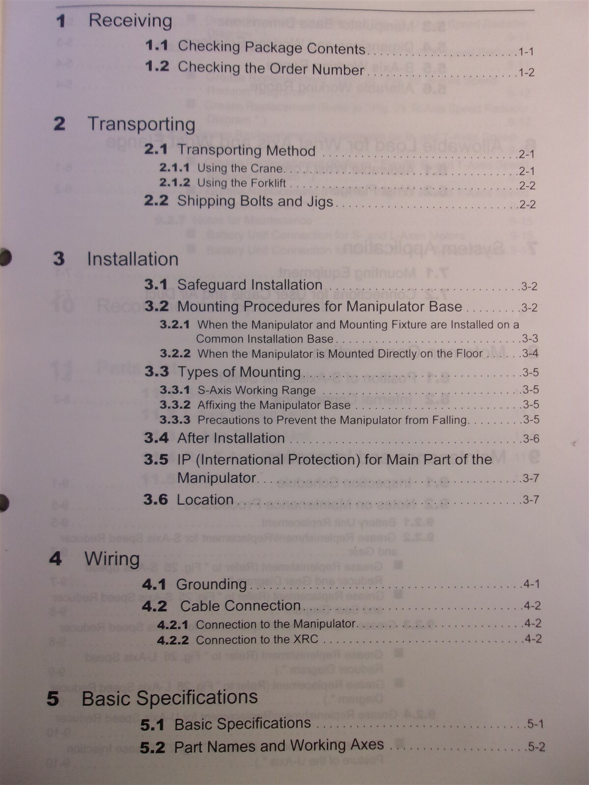 Yaskawa Motoman UP50 Instructions YR-UP50-A00-A01 Manual RE-MTO-A221