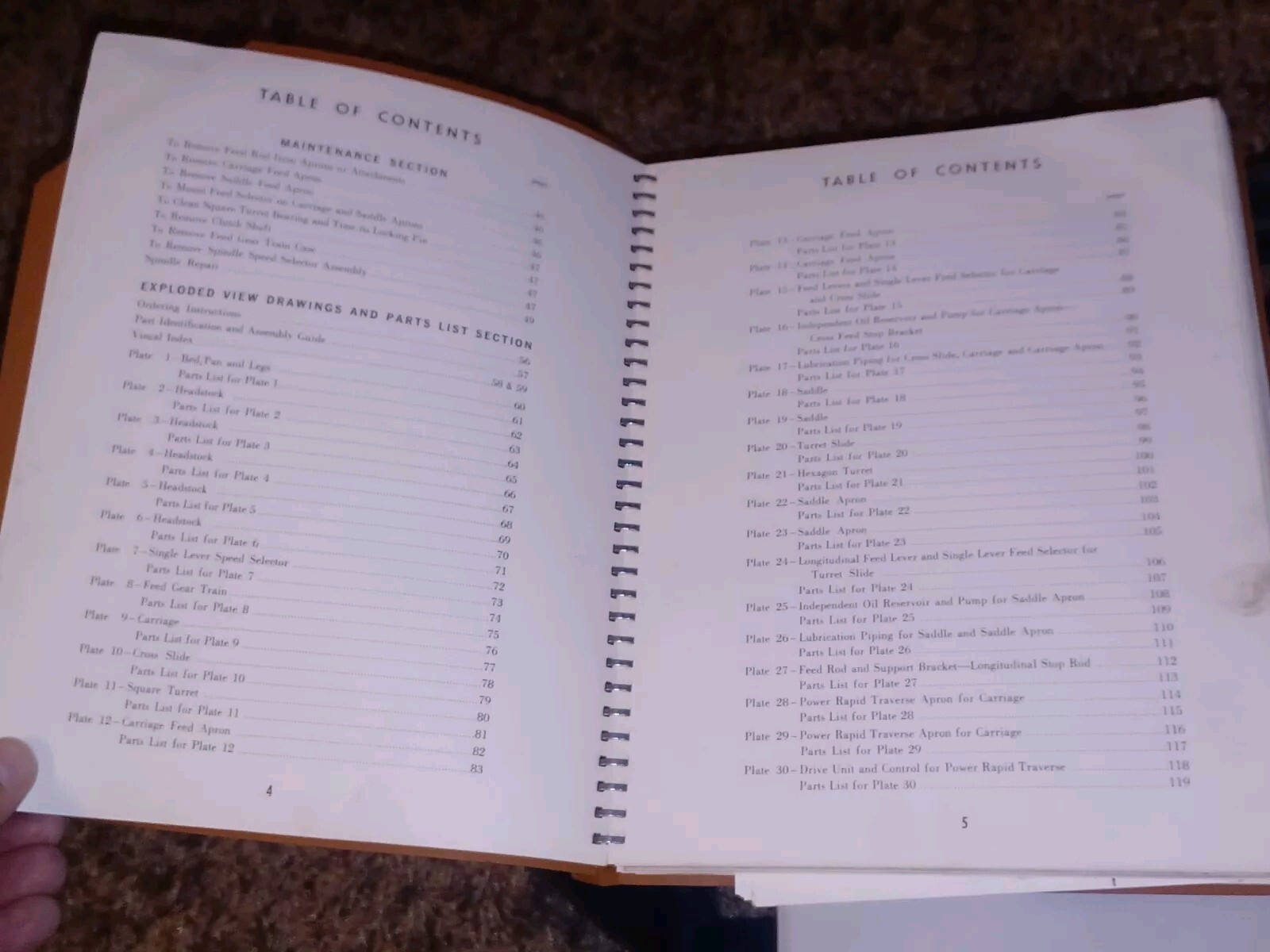Jones & Lamson 5, Ram Type Turret Lathe Instruction Parts ServicebManual Book