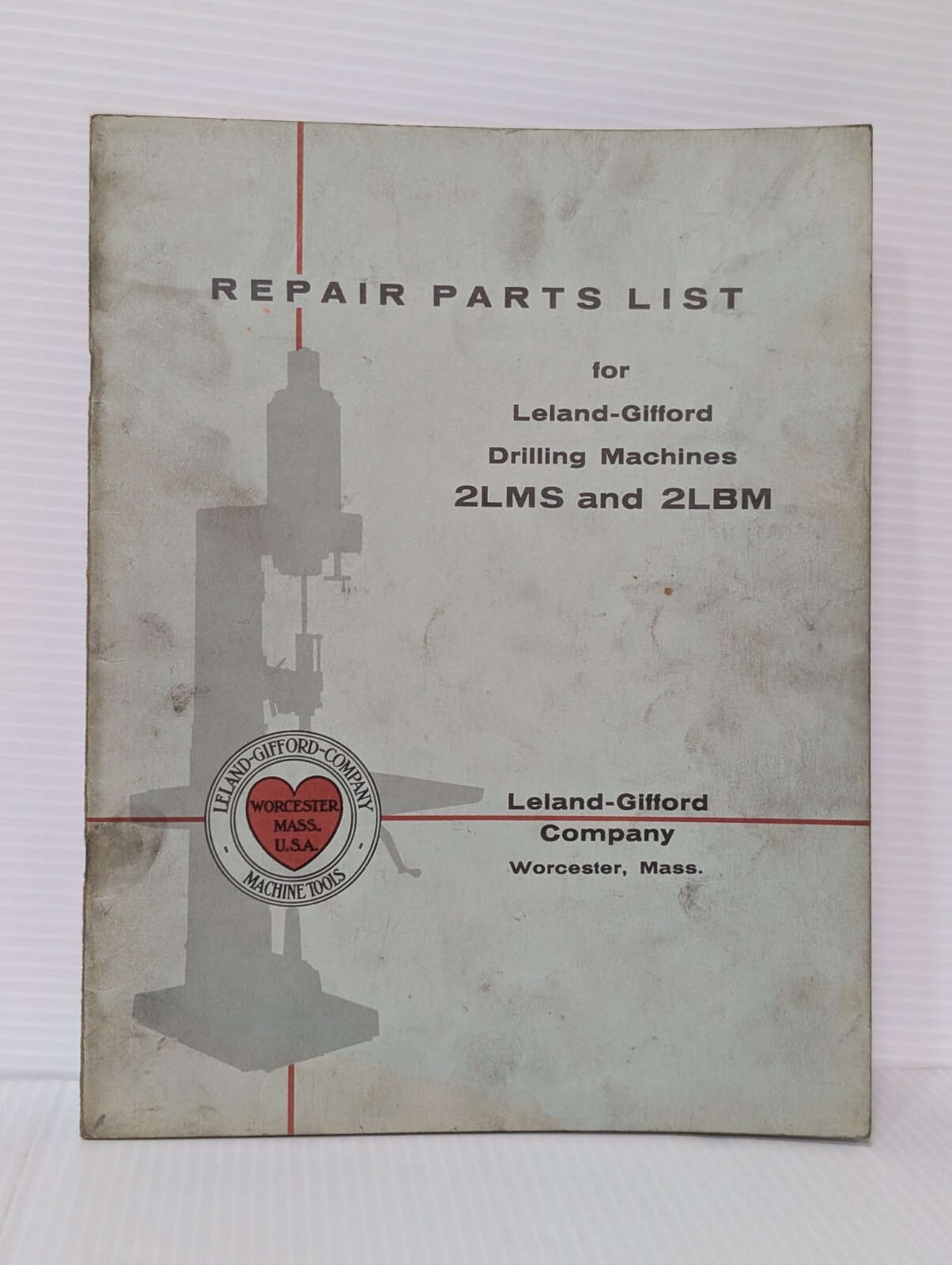 Lot of Vintage Assorted Leland-Gifford LMS Drilling Machine Manuals, Parts Lists