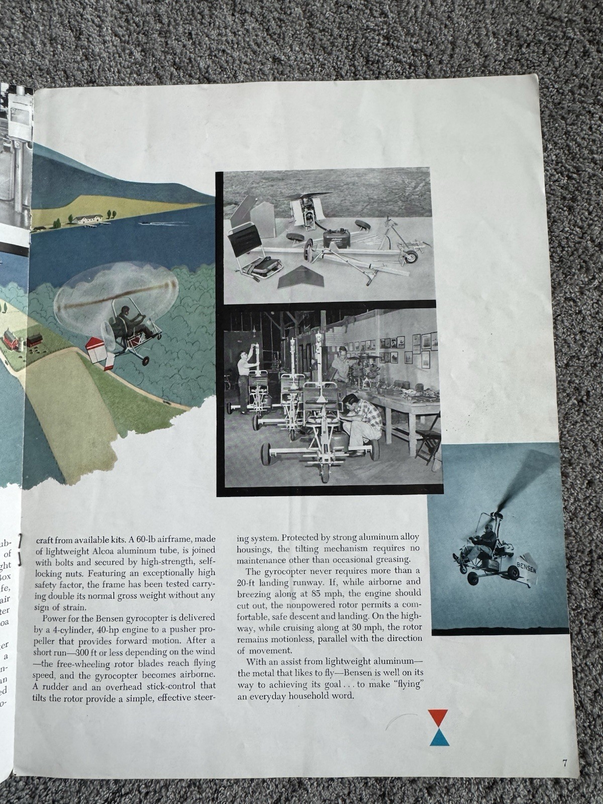 Vintage 1958 Alcoa Aluminum Advertising Brochure Magazine