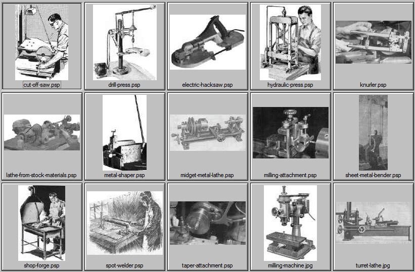 Vintage Metal Working Make Your Own Metal Working Tools Plans/more