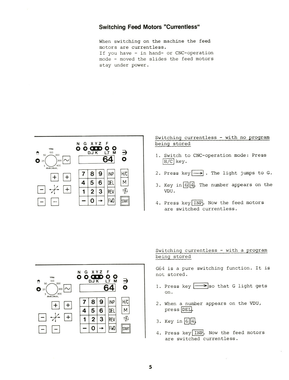 Emco F1 CNC Milling Machine Instruction Manual #1527