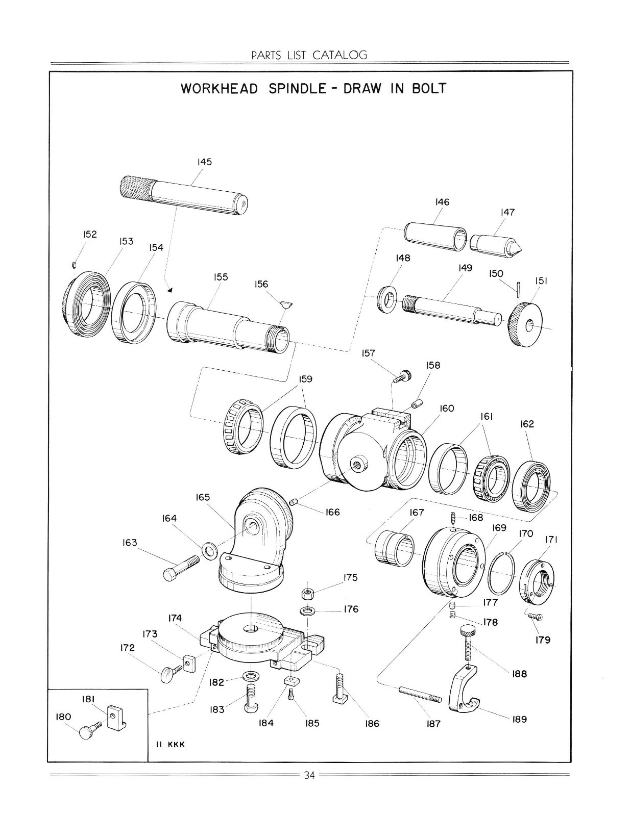 Cincinnati No 2 Cutter & Tool Grinder Model LL Service Manual & Parts List *367
