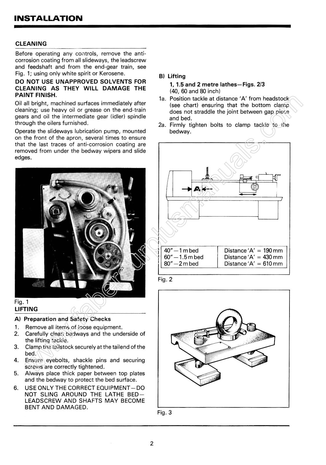 Clausing Colchester 17″ Lathe Operating Instructions & Parts Manual *731