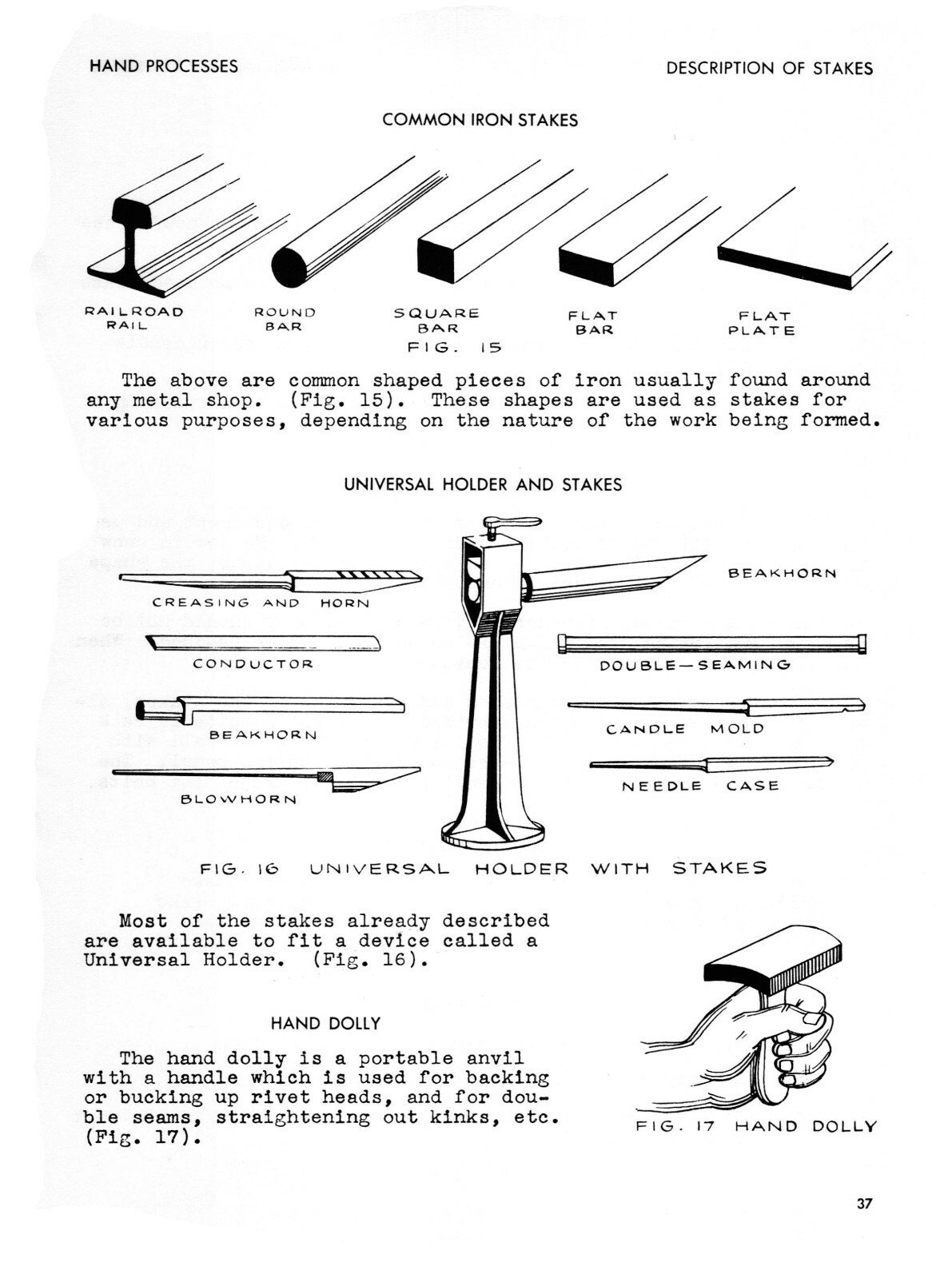 Sheet Metal Working Series Hand Processes Instruction Manual #1323