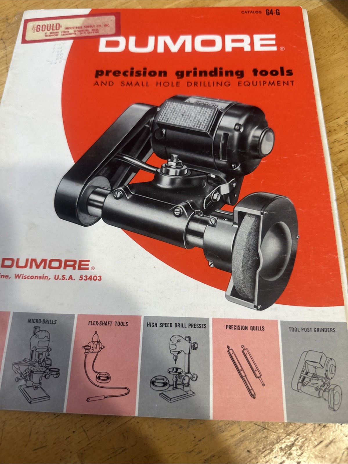 Dumore ￼ Precision, Grinding Tools, Manual