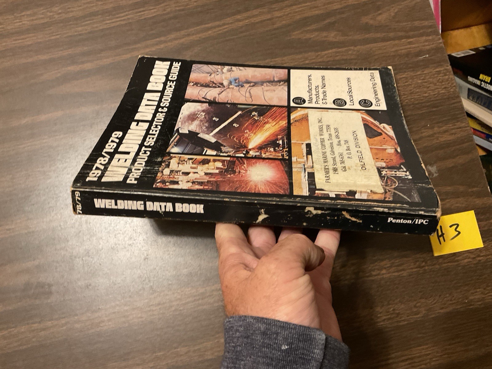 Vintage Welding Data Book Product Selector & Source Guide 1978 / 1979, PB, H3