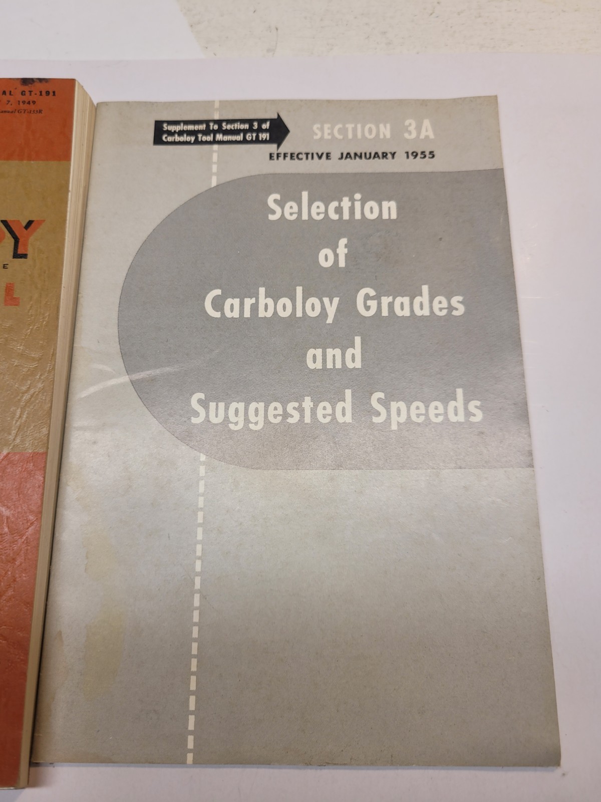 Tool Manual: Carbology Cemented Carbide Tool Manual 1949 Plus Later Supplement
