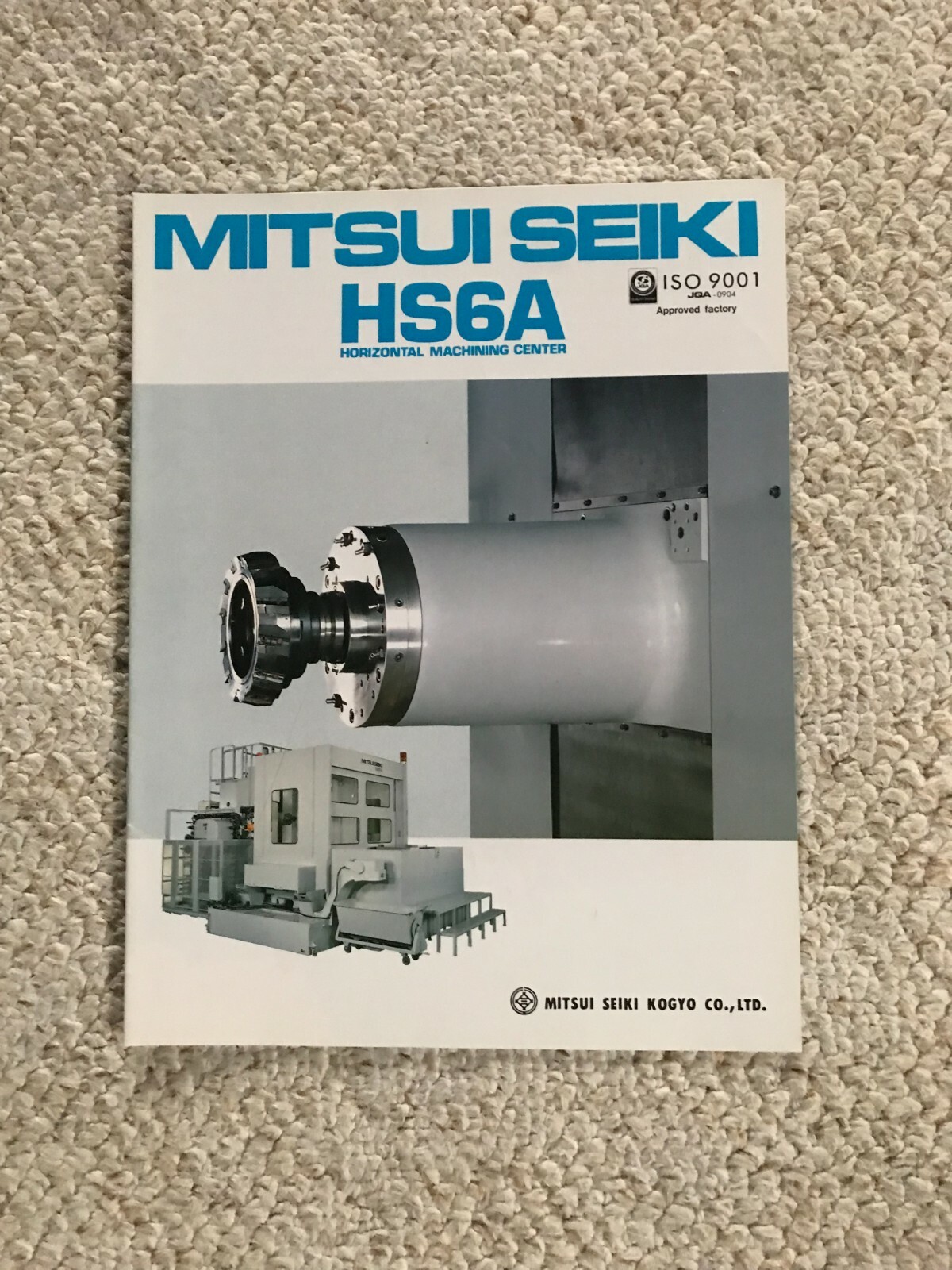 MITSUI SEIKI HS 6A MACHINING CENTER SALES CATALOG
