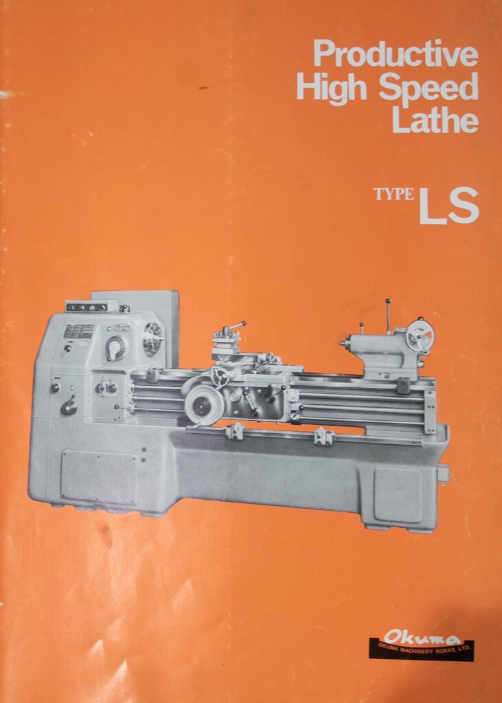 Okuma Type LS, Lathe Parts Manual 4 Different Versions PLUS Attachments