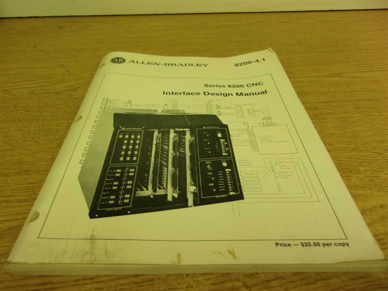 Allen Bradley 8200-4.1 Series 8200 CNC Interface Design Manual *FREE SHIPPING*