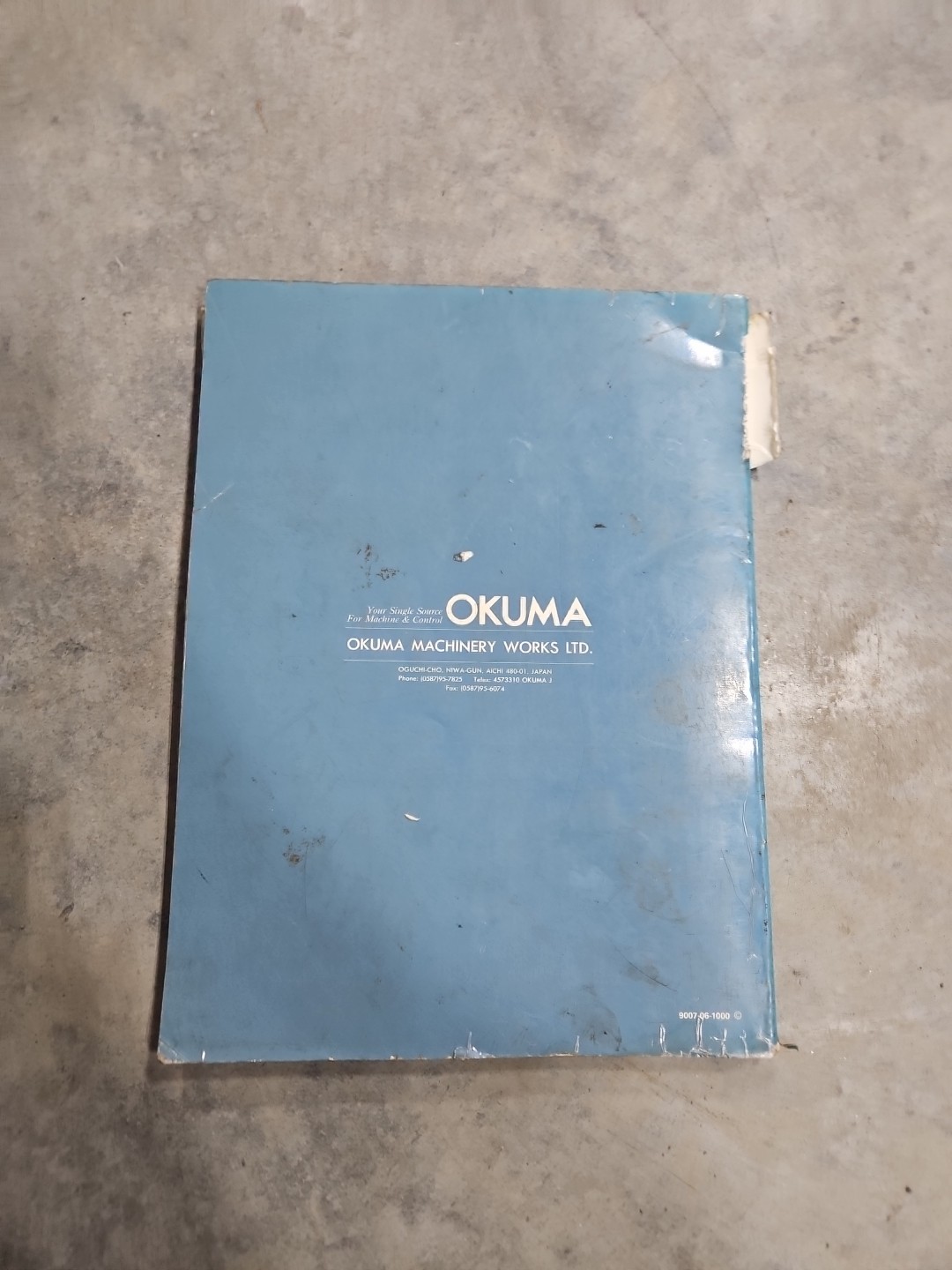 Okuma CNC Systems OSP5020L OSP5000L-G OSP500L-G Operation Manual 1st Edition