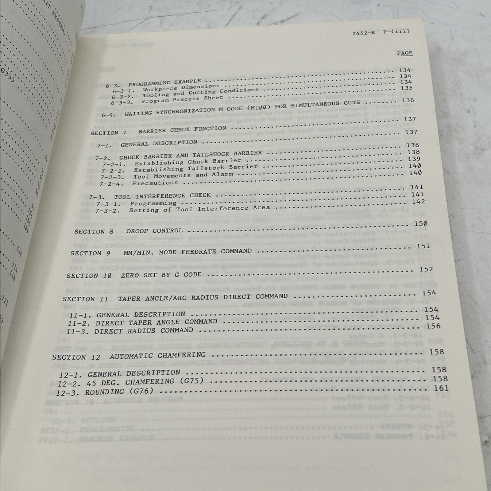 Okuma OSP500L-G OSP5000L-G CNC Systems Programming Manual 7th Edition See Pics