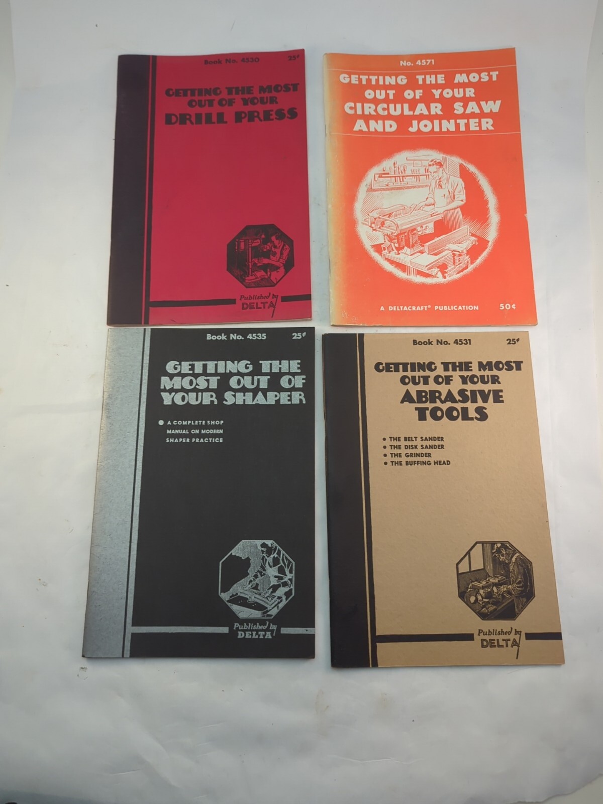 1935 – 1949 Lot of 4 Vintage Delta “Getting The Most Out Of Your” handbooks