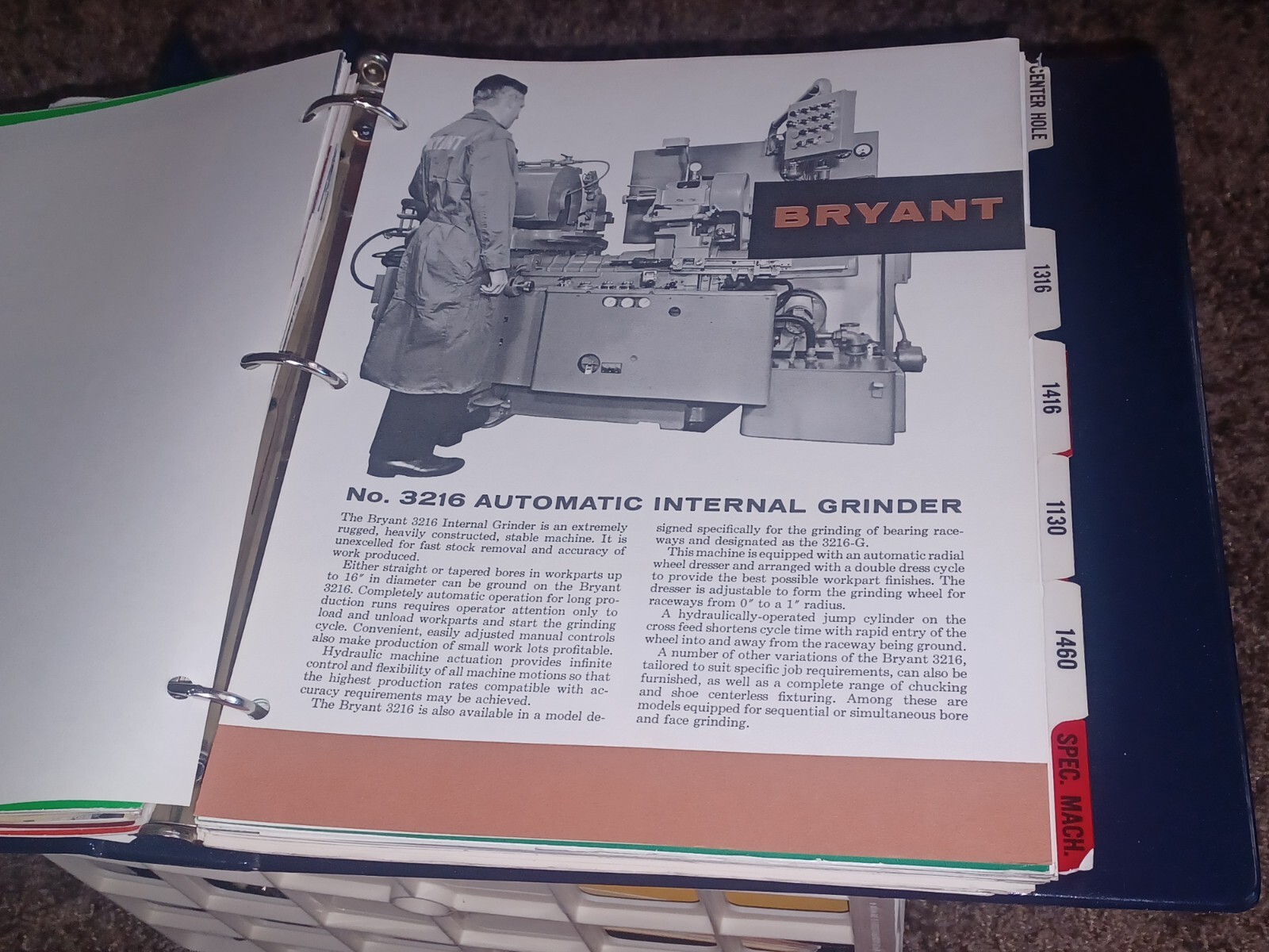 Bryant Chucking Grinder Company PRODUCT CATALOG LOT SALES BOOK Machinist Tools