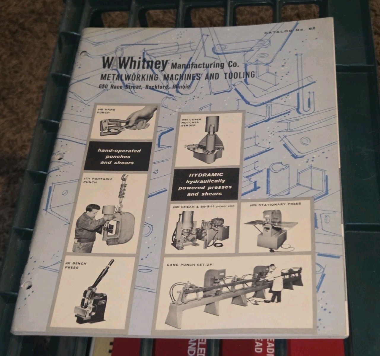 WA W A Whitney Manufacturing Co Metalworking Machines And Tooling Catalog 62