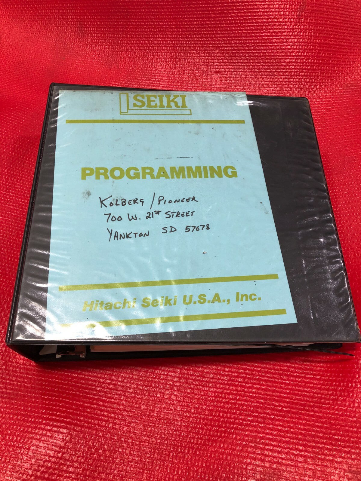 Hitachi Seiki Programming Manual