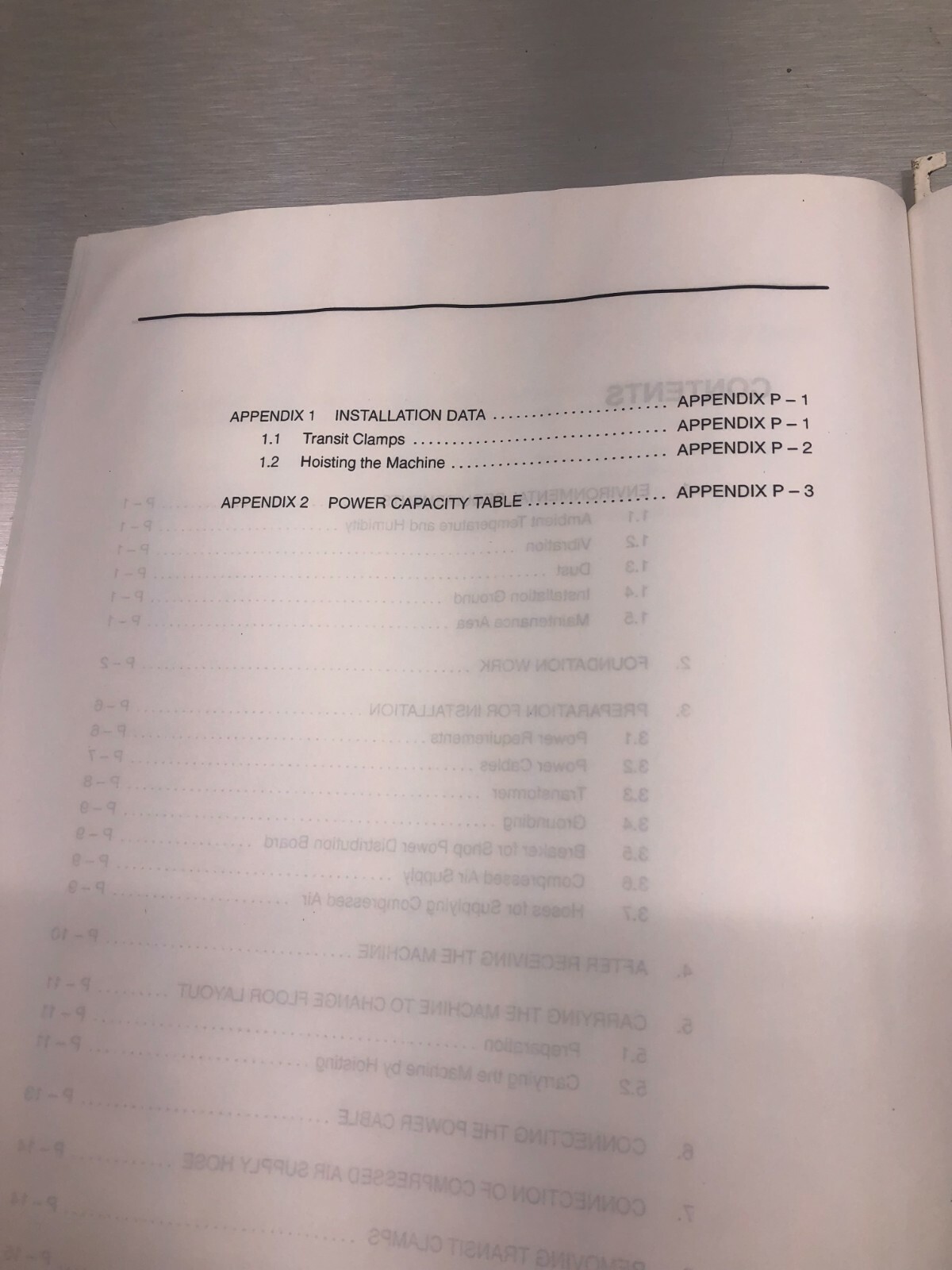 Mori Seiki Installation Manual – F-M1, MSC-521 – IM-FM1-A0E