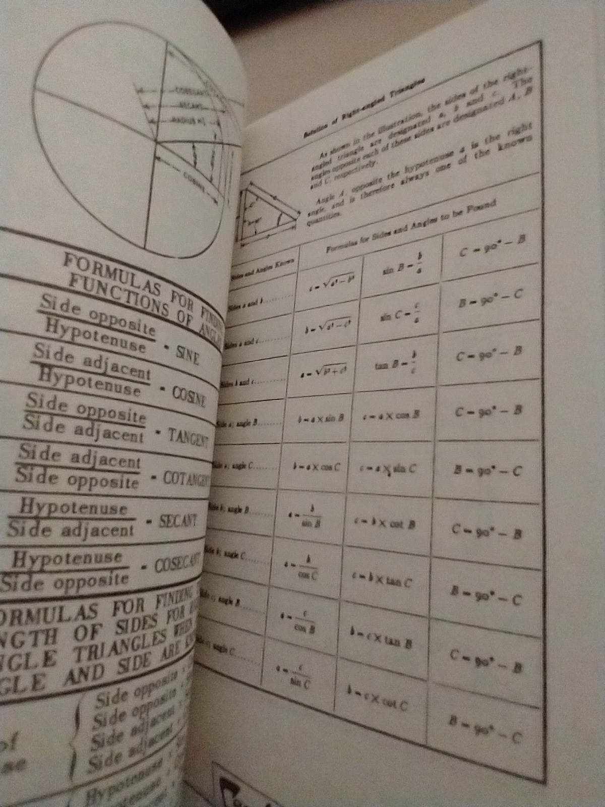 Carr Lane 1984 Handy Multipliers and Trigonometry Tables for Engineers Vintage