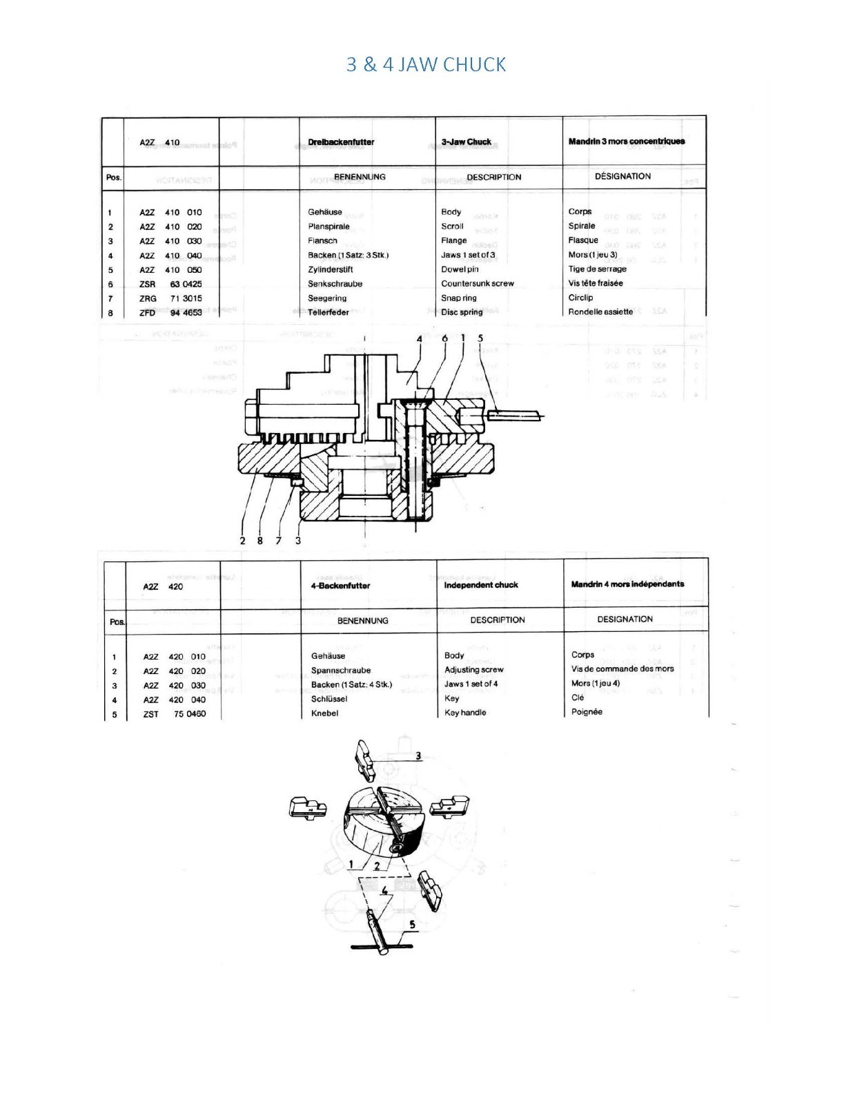 SL Model Miniature Machine Tool Operator Instruction Manual Fits Emco-Unimat 020