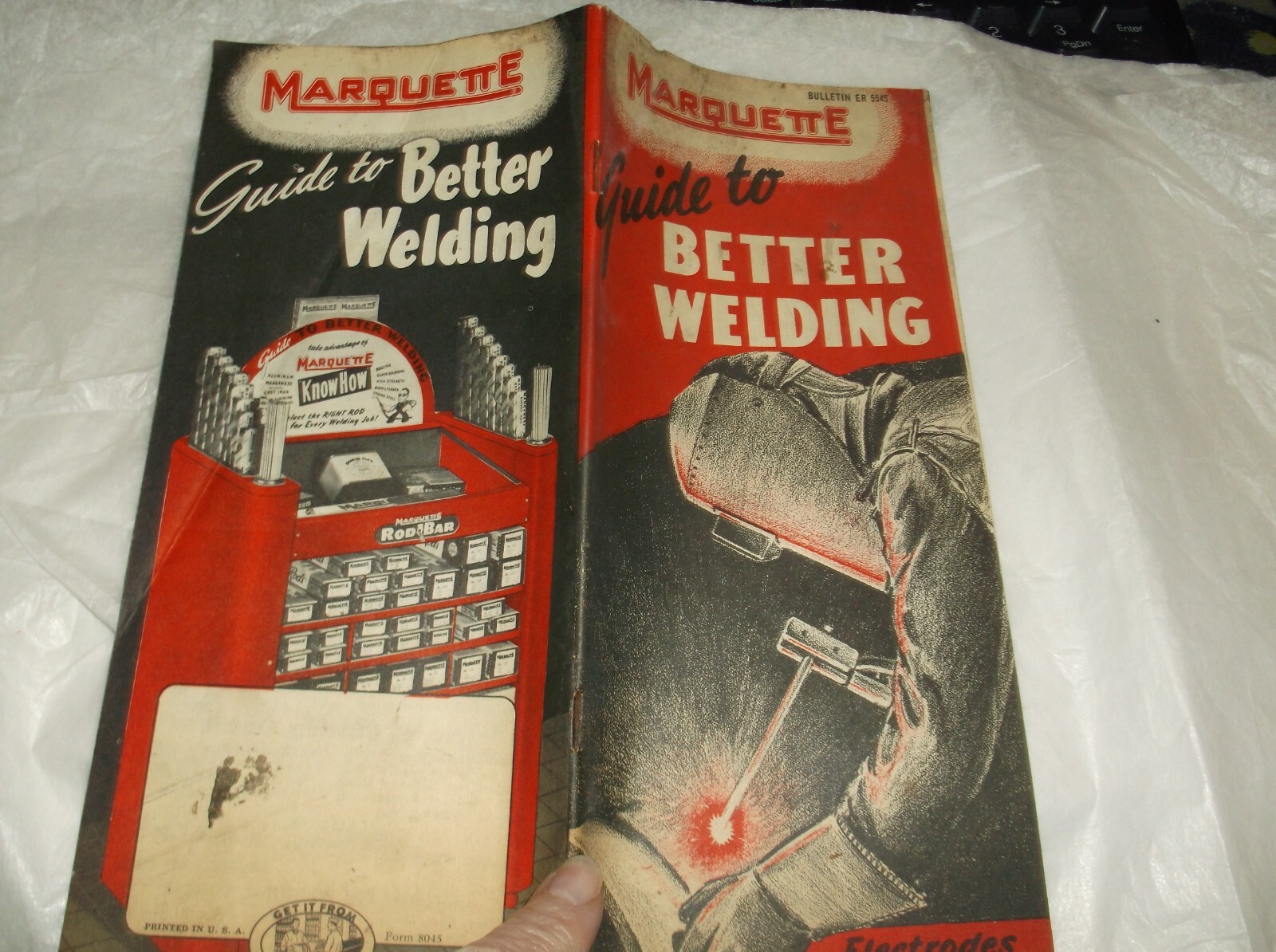 VINTAGE 1950’s MARQUETTE Guide To BETTER WELDING Booklet / Catalog 39 pgs