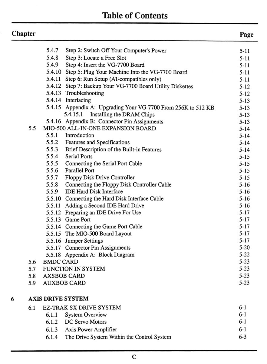 Bridgeport I EX-Trak SX CNC Mill Operation Maintenance Wiring Parts Manual 1765