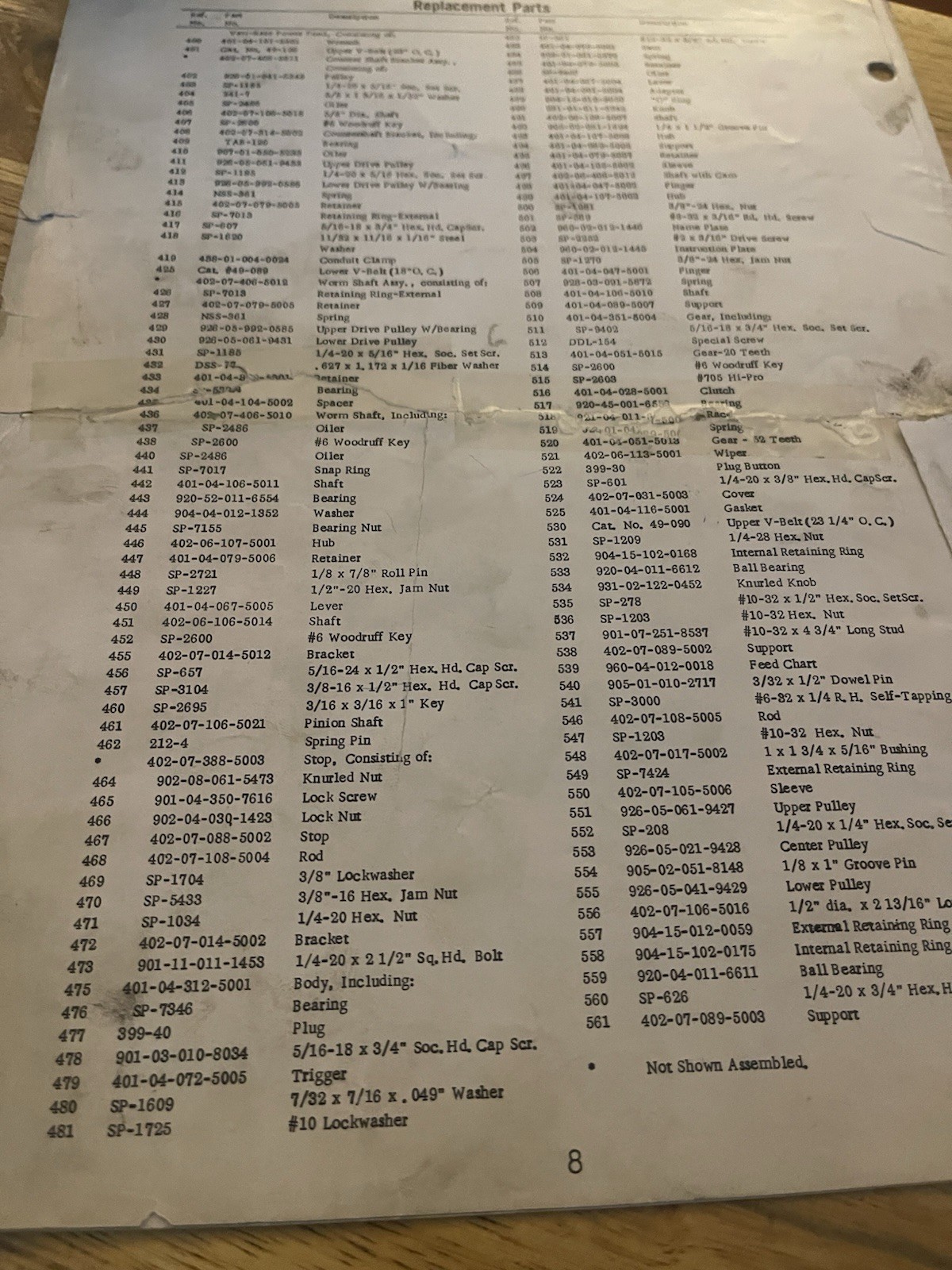 ROCKWELL Power Feed Attachments for Rockwell/Delta 17″ Drill Press Brochure
