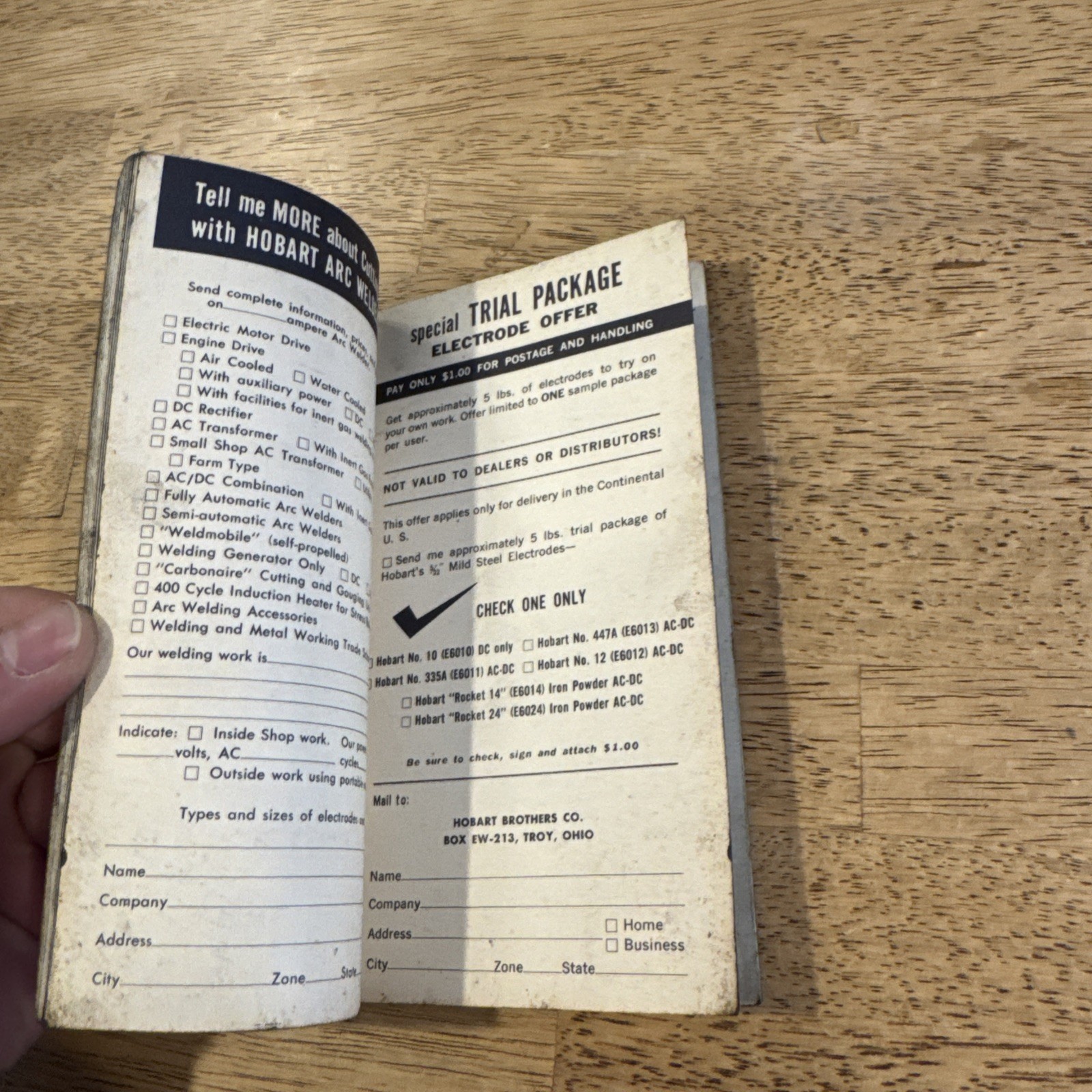 HOBART POCKET GUIDE TO BETTER WELDS – WELDING INSTRUCTION