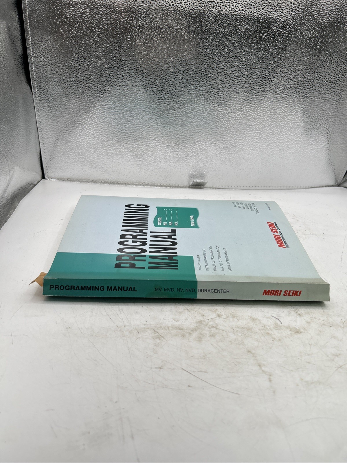 Mori Seiki Programming Manual PM-MVMSX501 See Pics
