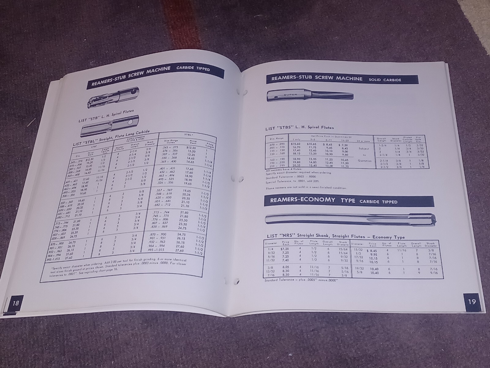 SUPER TOOL COMPANY Machinist Supplies Carbide Bits 2 CATALOG BOOK LOT SET no 65