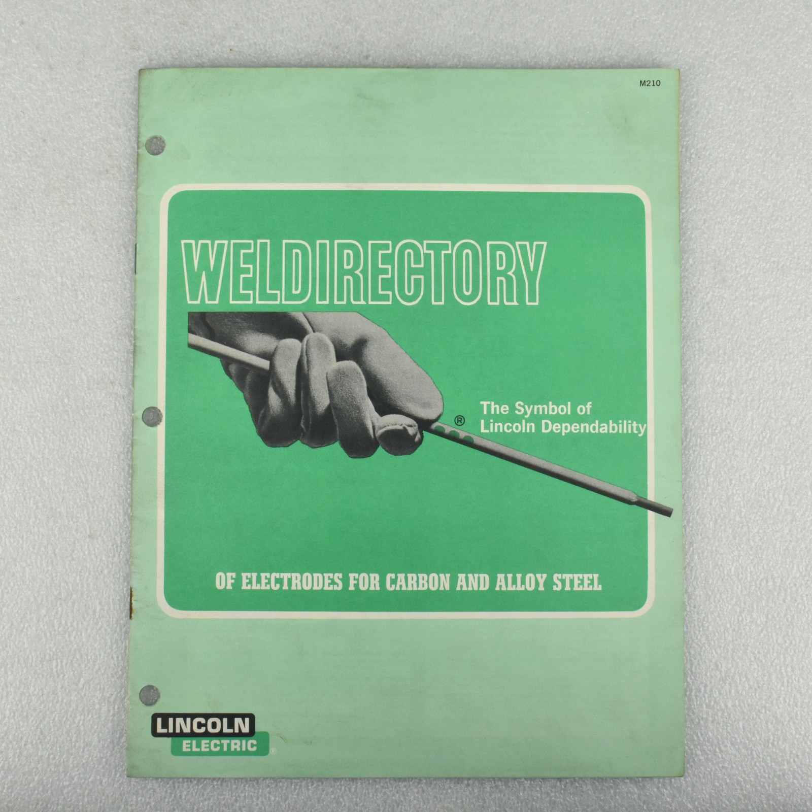 Lincoln Electric Weldirectory Carbon Alloy Electrodes Reference Guide M210 1987