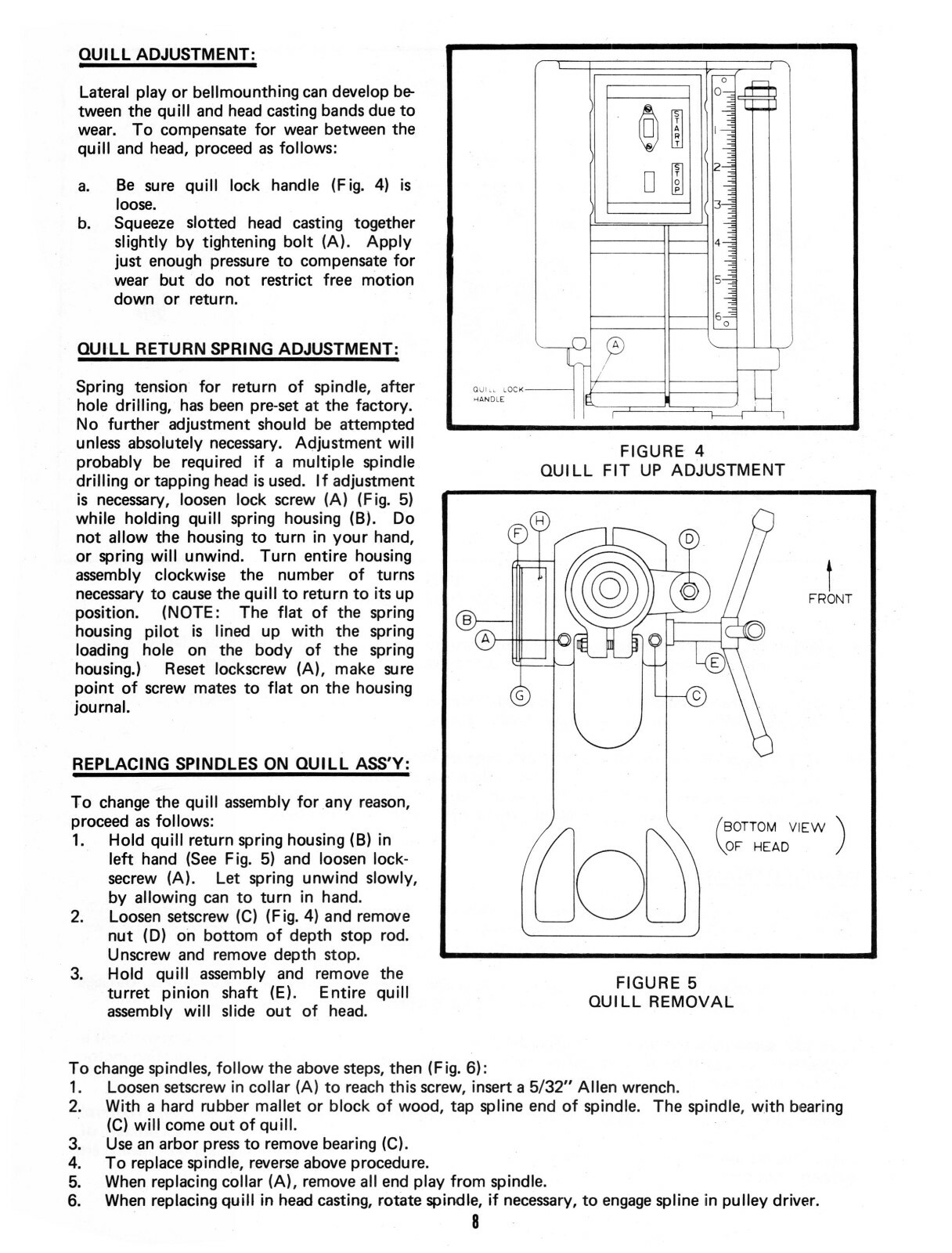 Powermatic 1200 20″ Drill Press Maintenance & Parts List Manual #1663