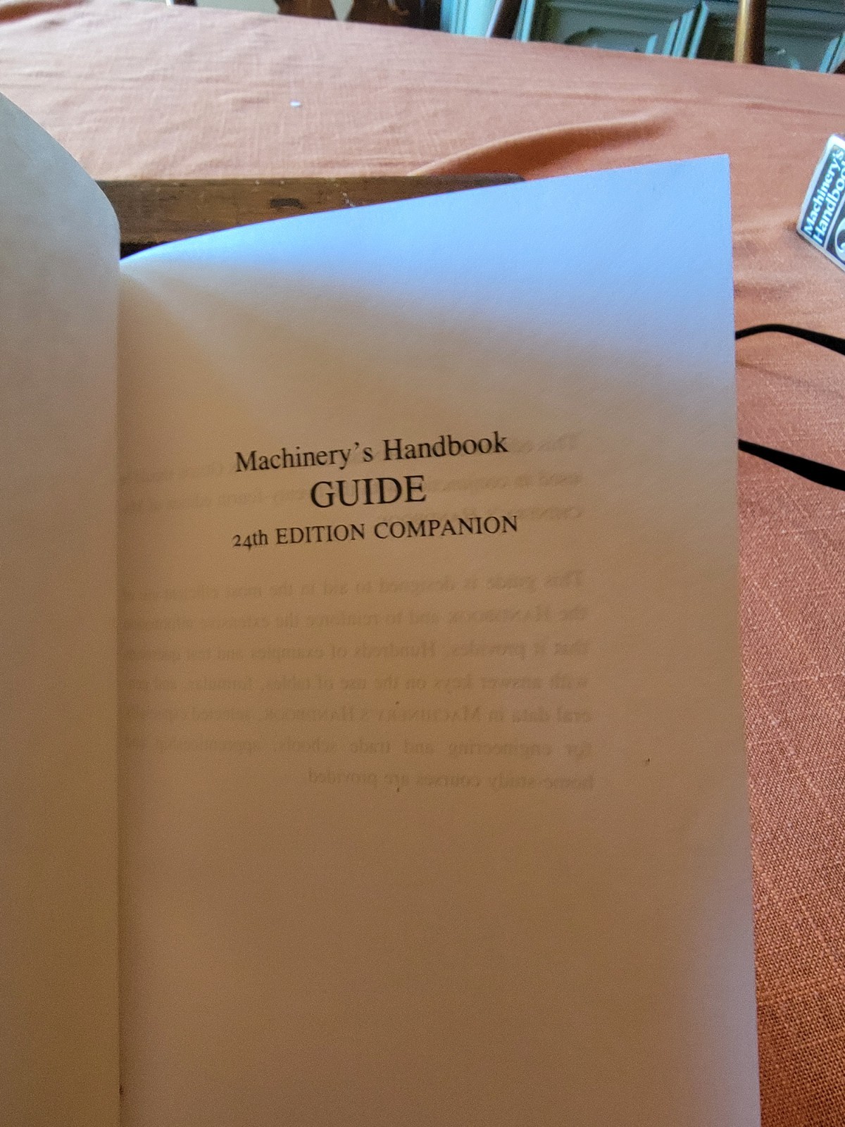 Machinery’s Handbook Guide 24th Edition Companion GB60